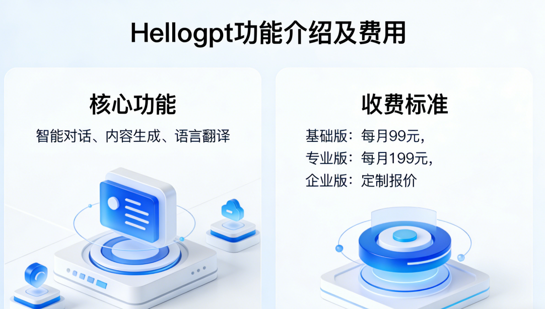 Hellogpt功能介绍及费用