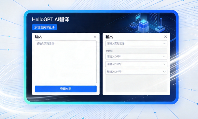 新手必看：HelloGPT官网AI翻译工具使用入门指南